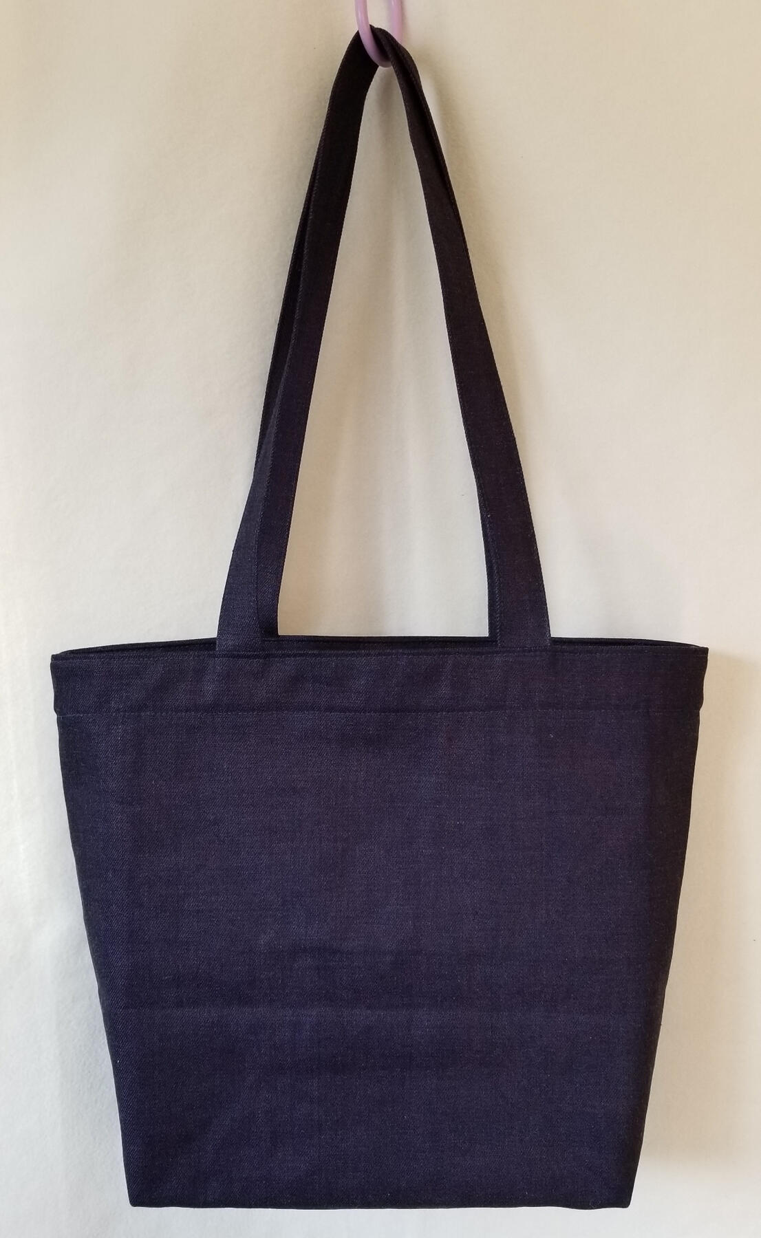 morukan.art - denim tote bag - blank