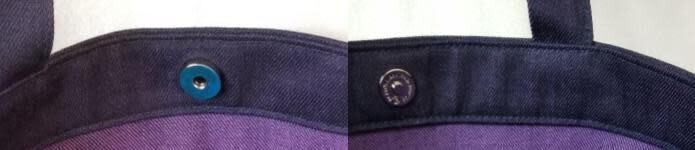 morukan.art - a denim tote bag with a gentle magnet to close